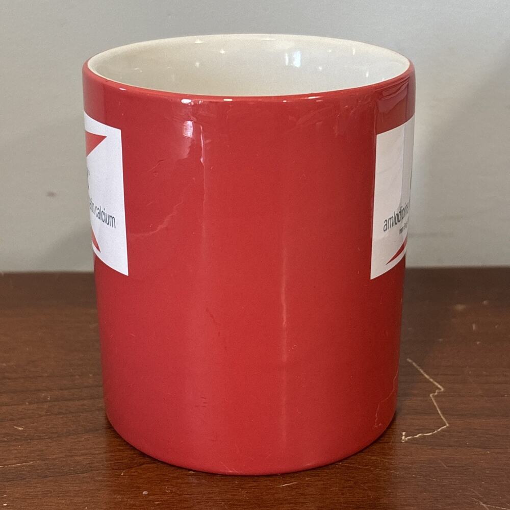 CADUET 12 oz Coffee Mug Cup Pharmaceutical Ad Marketing - Picture 3 of 10
